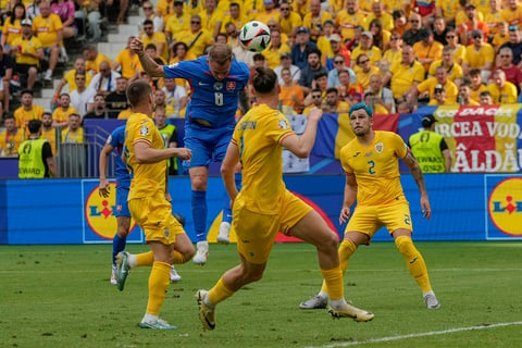 Slovakia's Ondrej Duda scores a goal